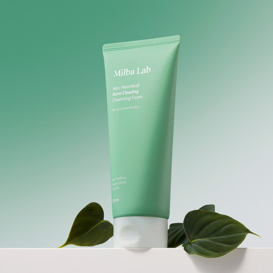 Пенка для умывания лица очищающая «Jeju Heartleaf Acne Clearing Cleansing Foam»