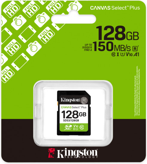 Карта памяти Canvas Select Plus C10 UHS-I U1