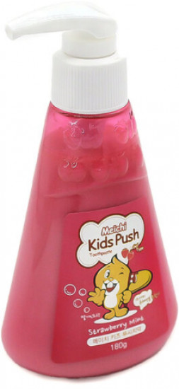 Зубная паста «Meichi Kids Push Strawberry Mint»