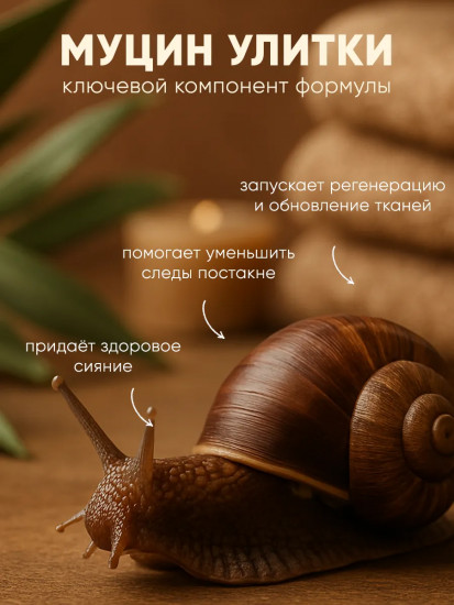 Увлажняющий крем с муцином улитки