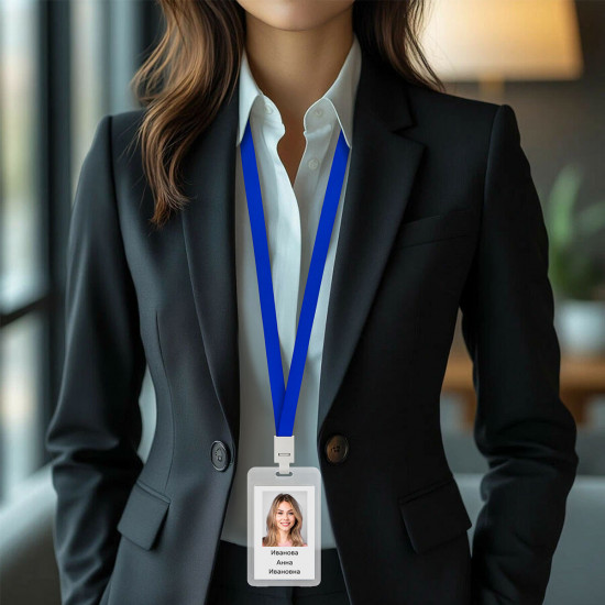 Бейдж вертикальный