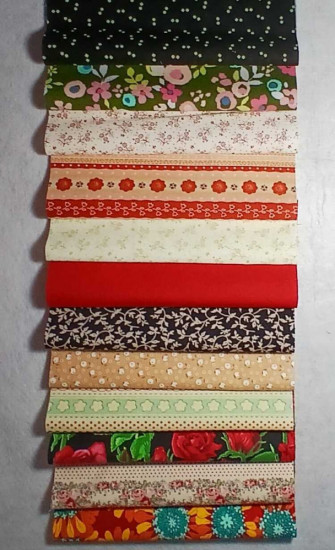 Набор лоскутов «Вкус лета»