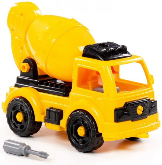 Конструктор-транспорт «Автомобиль-бетоновоз»