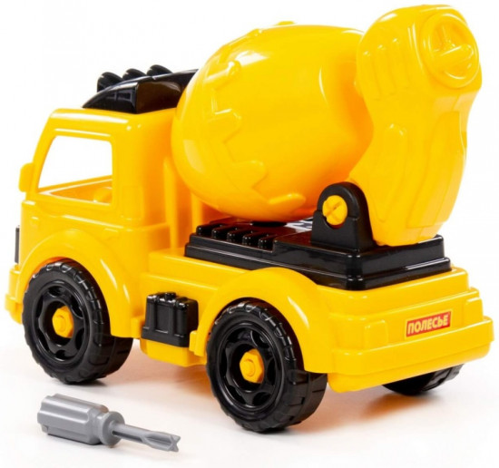 Конструктор-транспорт «Автомобиль-бетоновоз»