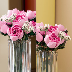 Конструктор Botanicals 10374 Букет розовых роз. Bouquet of Pink Roses - Фото 7