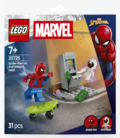 Конструктор LEGO<sup class="reg">®</sup> 30725 Ограбление Человека-паука против Анти-Венома