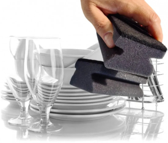 Набор губок кухонных для гриля профильных с абразивом «Sponge Scourers»