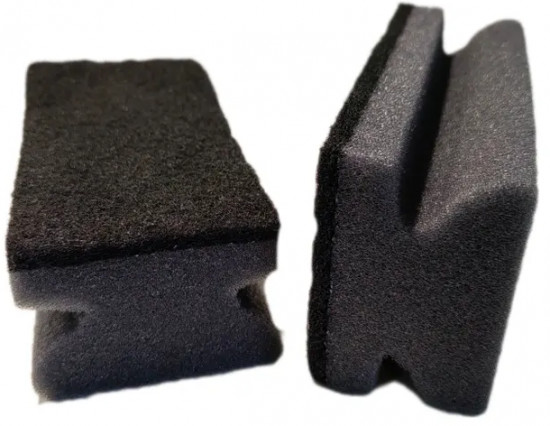 Набор губок кухонных для гриля профильных с абразивом «Sponge Scourers»