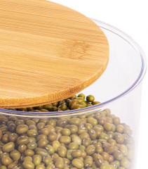 Набор банок для хранения сыпучих продуктов на подставке «Бамбук» - Фото 2