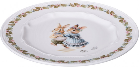 Тарелка закусочная «Rabbits family»
