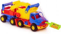 Набор игровой: автомобиль-самосвал и экскаватор колёсный - Фото 4