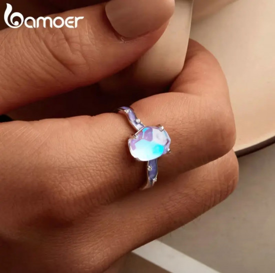 Серебряное кольцо «Аврора»