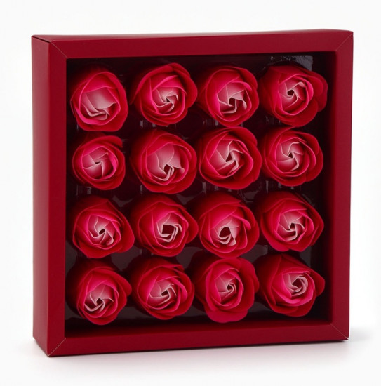 Подарочный набор мыльных роз в коробке