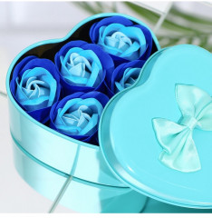 Подарочный набор мыльных роз в коробке - Фото 4