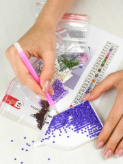 Мозаика алмазная «Кот в снегу» - Фото 14