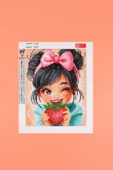 Мозаика алмазная «Девочка с клубникой» - Фото 15