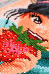 Мозаика алмазная «Девочка с клубникой» - Фото 16