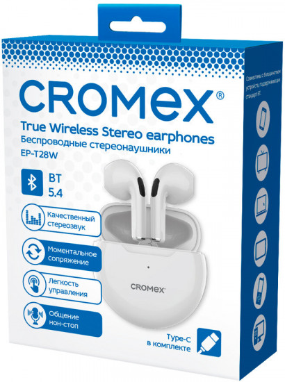 Наушники беспроводные Cromex EP-T28W