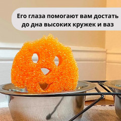 Губка для посуды «Pets Orange Dog» - Фото 6