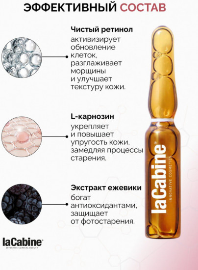 Сыворотка концентрированная с ретинолом в ампулах «Pure Retinol»