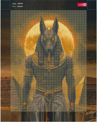 Алмазная мозаика «Анубис» - Фото 3