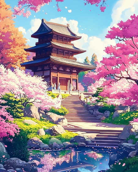 Алмазная мозаика «Япония»