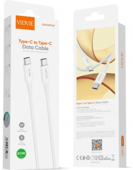 Кабель Vidvie USB TypeC (M)