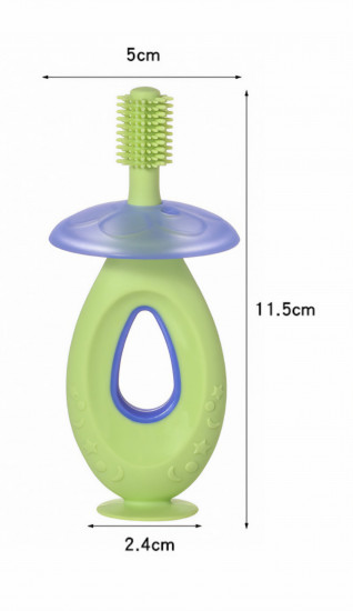 Детский прорезыватель зубная щётка 360°