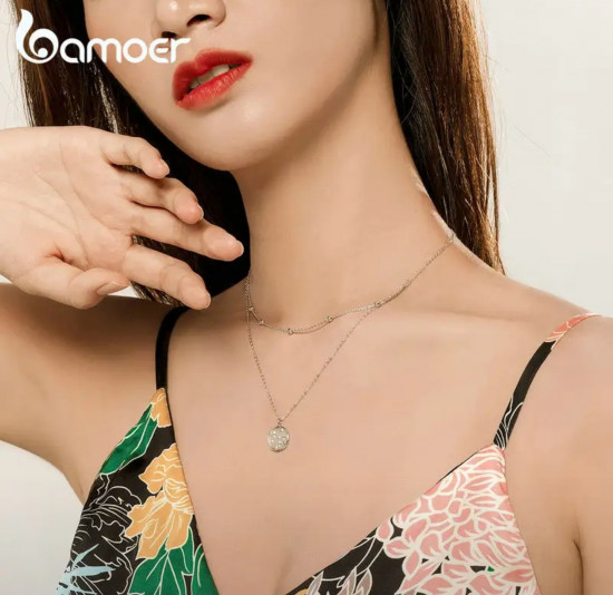 Двойная цепочка с подвеской «Звезды»