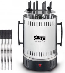 Шашлычница вертикальная электрическая с шампурами - Фото 9