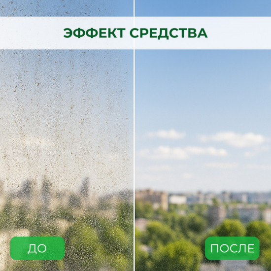 Средство для чистки стекол и зеркал