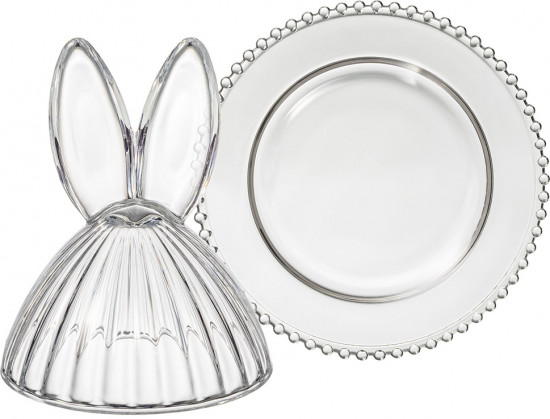 Блюдо сервировочное с крышкой «Rabbit Family»