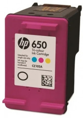 Картридж 650 Tri-color Original Ink Advantage Cartridge для Deskjet Ink Advantage 2515, трехцветный - Фото 1