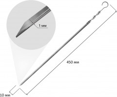 Набор угловых шампуров с чехлом для хранения в комплекте - Фото 7