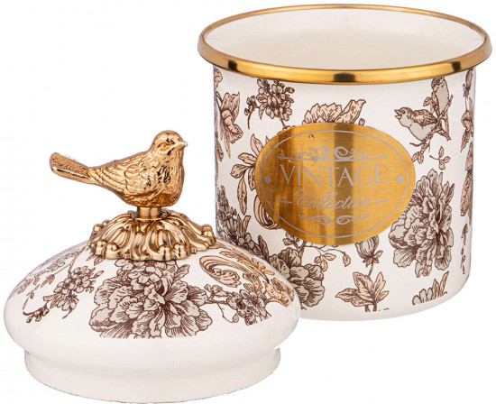 Банка для сыпучих продуктов «Винтаж. Птичка»