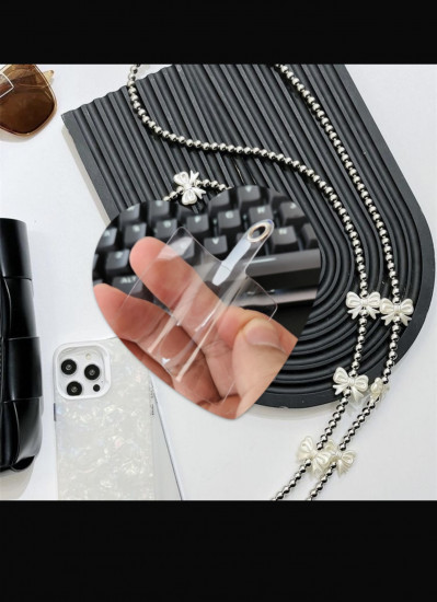 Сотуар-держатель для телефона «Сказочные белые бантики»