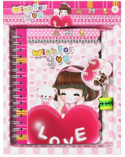 Записная книжка на замочке в подарочной коробке «Феечка»