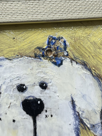 Картина-миниатюра ручной работы в раме