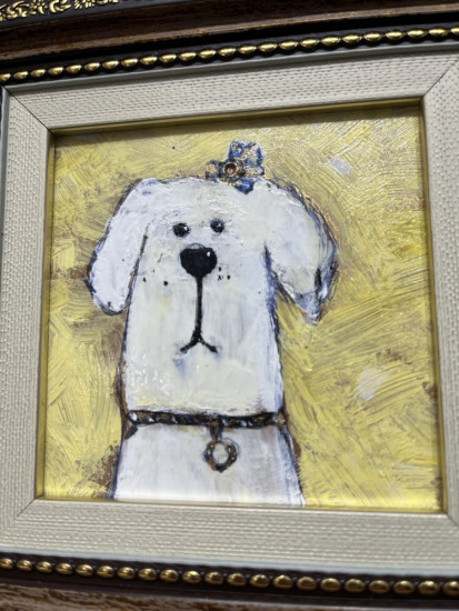 Картина-миниатюра ручной работы в раме