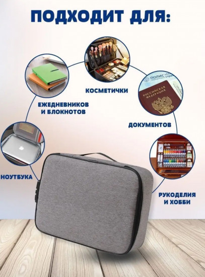 Органайзер для документов с кодовым замком