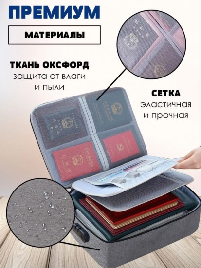 Органайзер для документов с кодовым замком