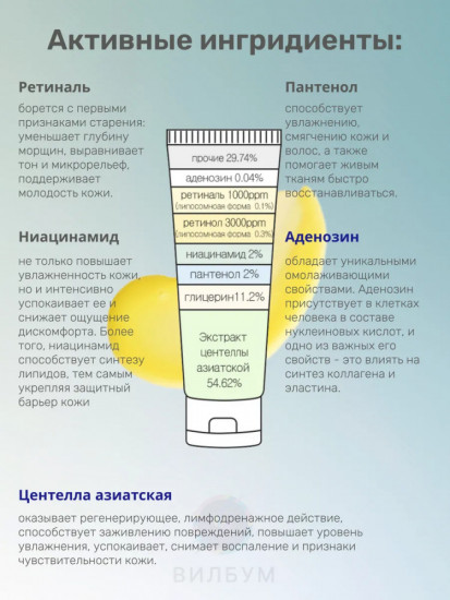 Крем для лица ночной с ретиноидами