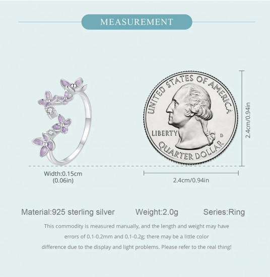 Кольцо «Цветки сирени»