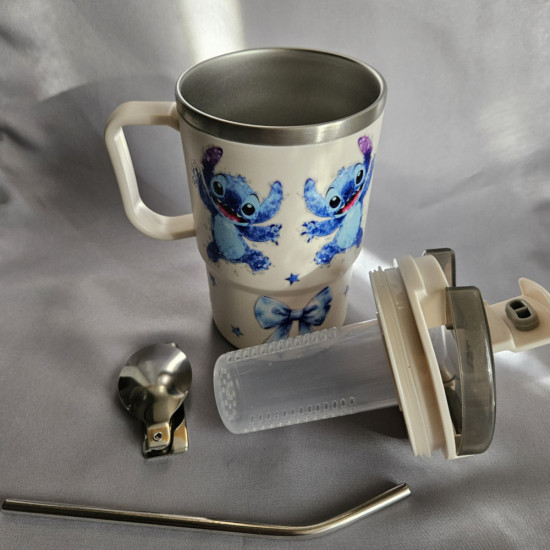 Термокружка 3-в-1 «Stitch»