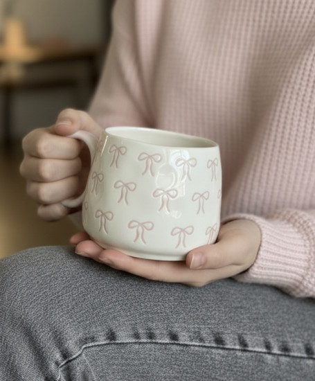 Кружка с бантиками