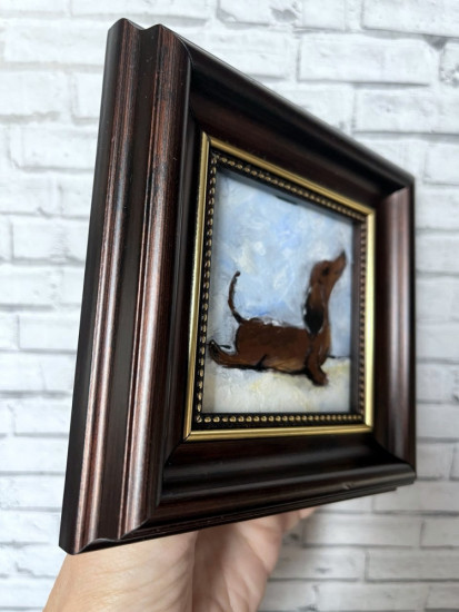 Миниатюрная картина в раме