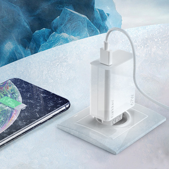 Комплект СЗУ Earldom ES-EU47 67W 1xUSB порт + кабель Type-C