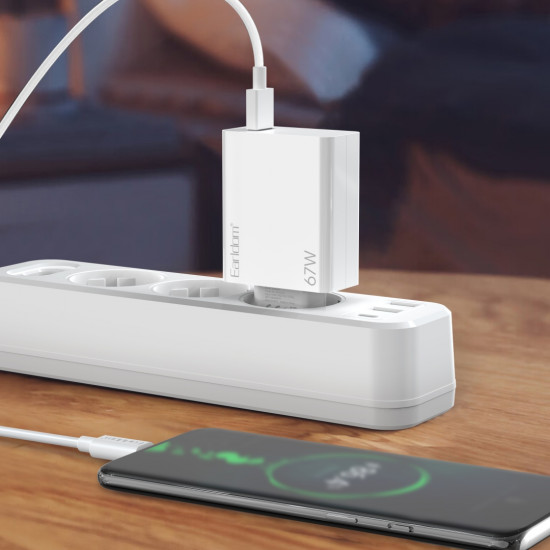 Комплект СЗУ Earldom ES-EU47 67W 1xUSB порт + кабель Type-C