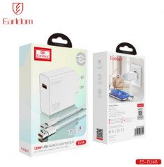 Комплект СЗУ ES-EU48 120W 1xUSB порт + кабель Type-C - Фото 1