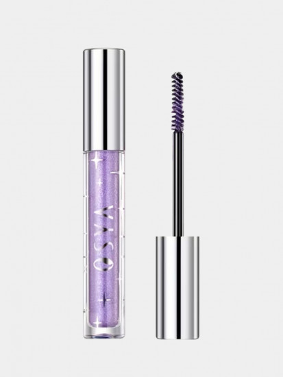 Тушь для ресниц с блестками, оттенок Фиолетовый